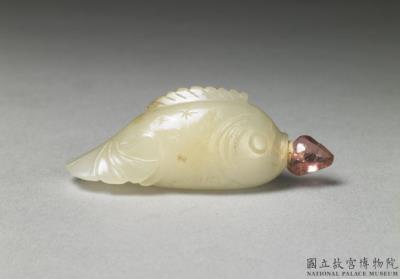 图片[2]-Jade fish-shaped snuff bottle, Qing dynasty, 18th-19th century-China Archive